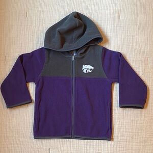 KSU K-State Full Zip Fleece Powercat Jacket